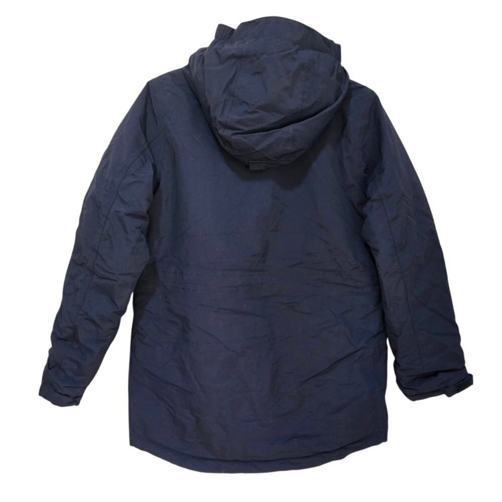 Lands’ End Boys Hooded Insulated Winter Parka Navy XL 14-16 Grow Along - Picture 2 of 9